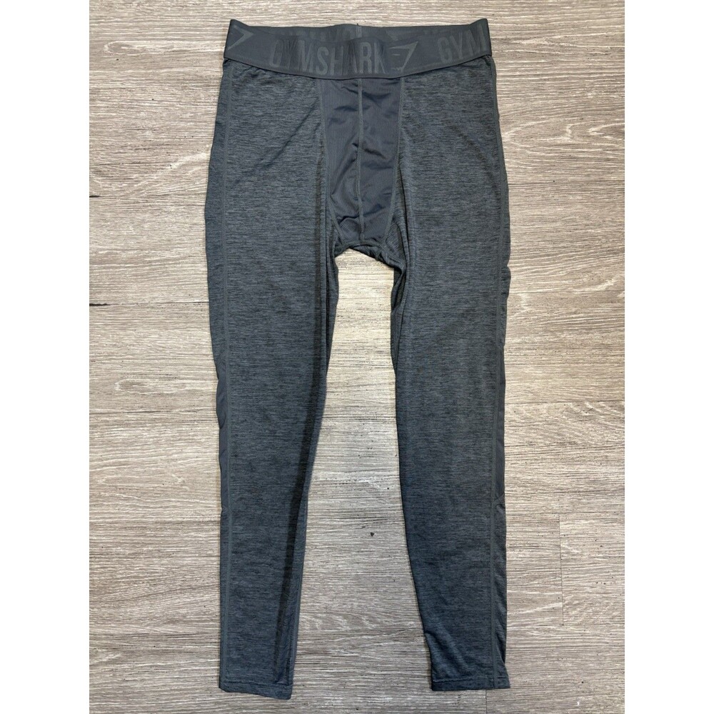 Gymshark Dry Gray Base Layer Training Leggings Size Large